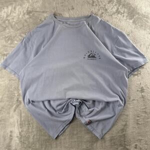 Quiksilver Hawaii Blue Graphic T-shirt Size XL